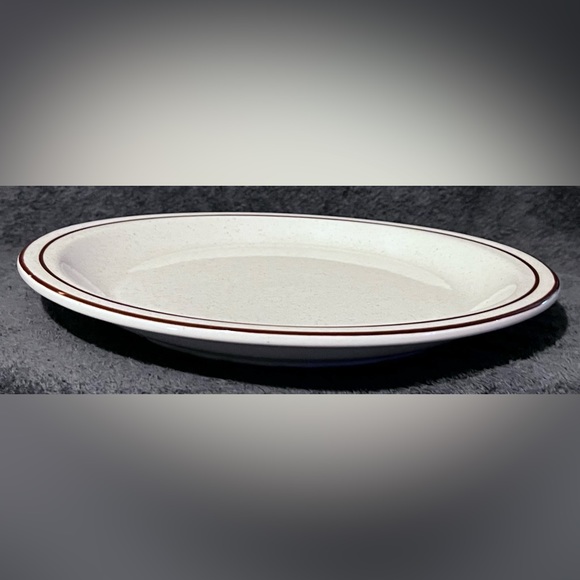 Vintage Buffalo Pottery 111C Speckled Oval Restaurant Ware Serving Platter. - Picture 2 of 9